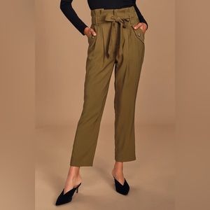 Lulus paper bag trousers